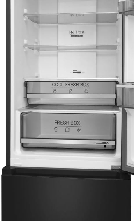 Meferi MFR185BK TOTAL NO FROST COMBI ULTRA