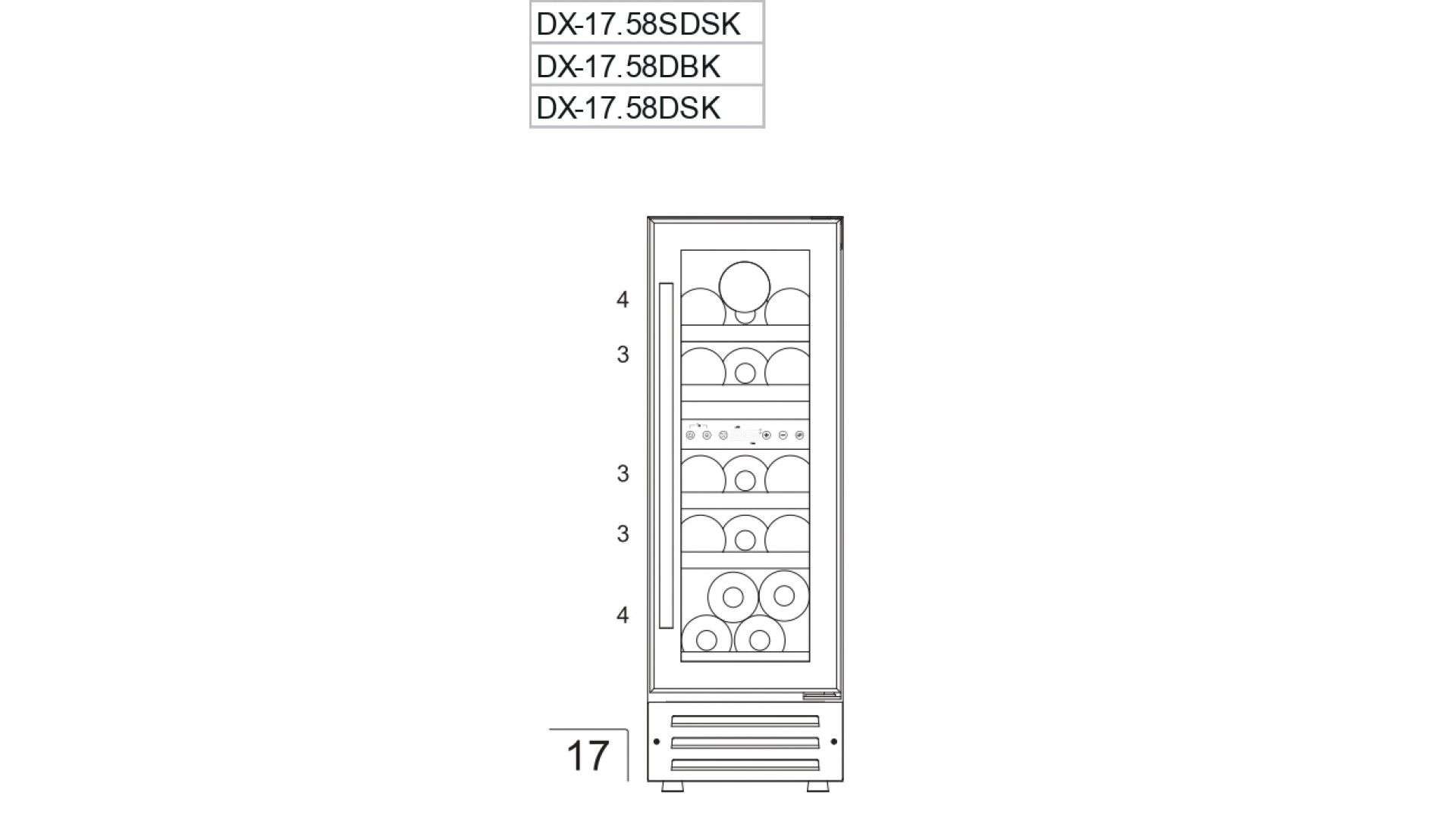 DUNAVOX DAUF-17.58DBH