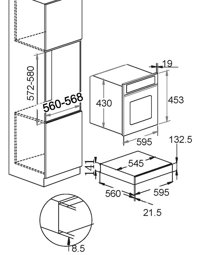 Meferi MWD601BK COMFORT