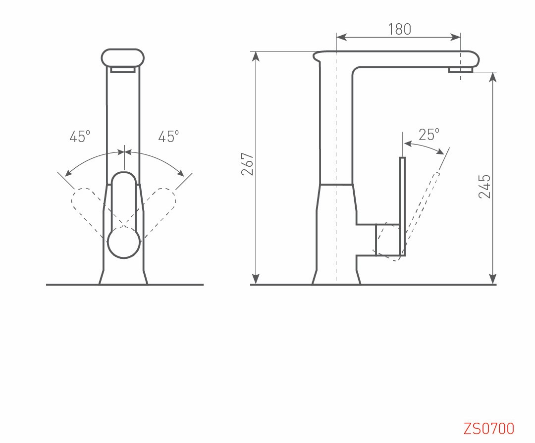 Zigmund & Shtain 0700  смеситель ZS МОЛОД.ШАМП