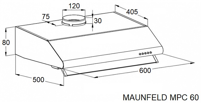 MAUNFELD MPC 60 нержавеющая сталь