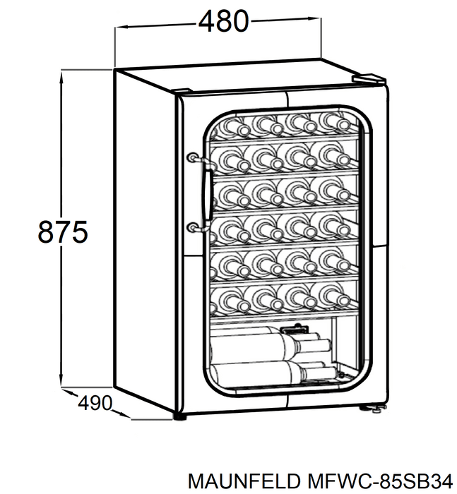 MAUNFELD MFWC-85SCH34