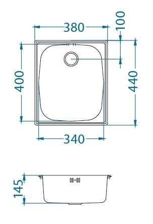 Alveus BASIC 10 NAT-90 380X440 (1082195)
