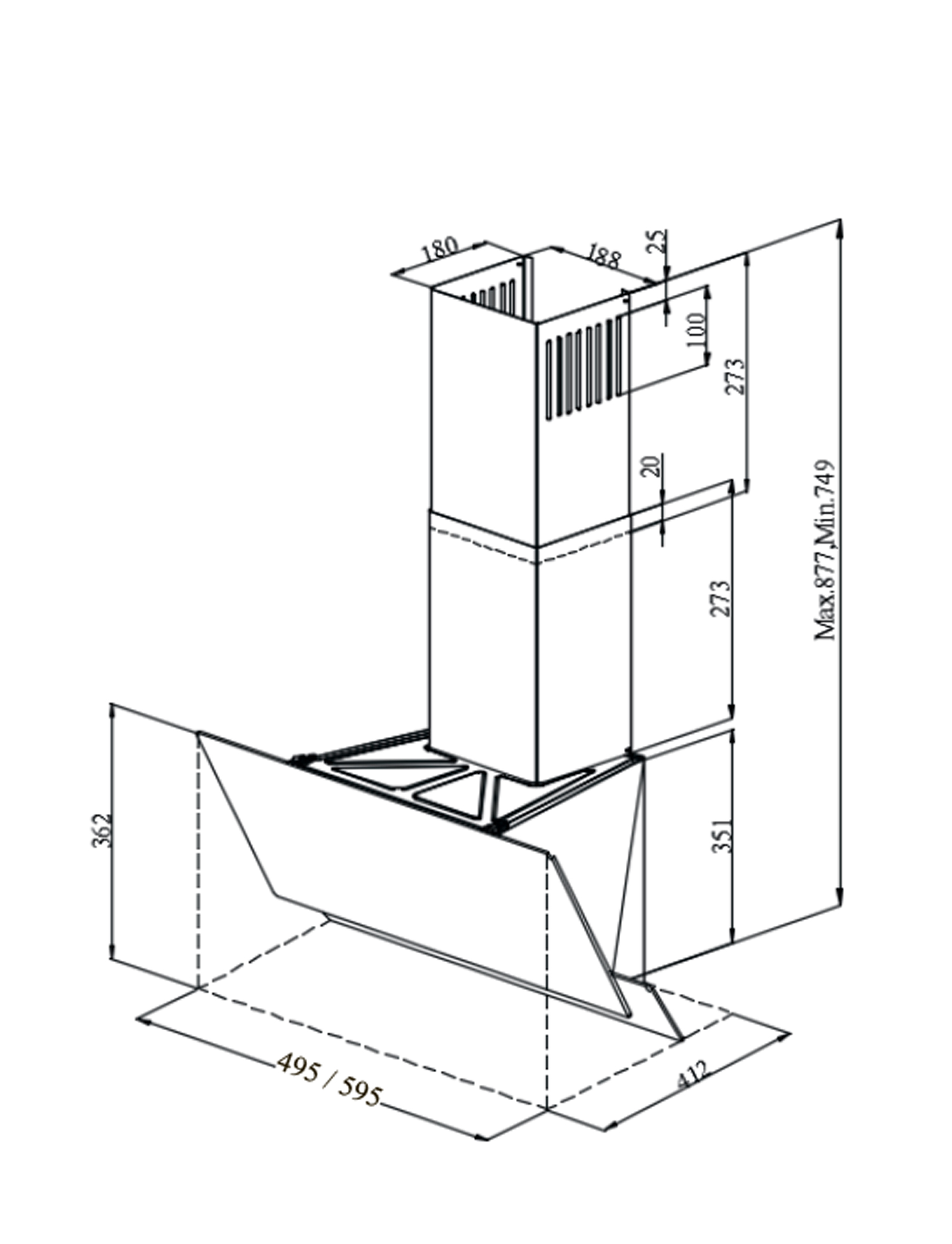 Monsher REIMS 50 Noir Verre