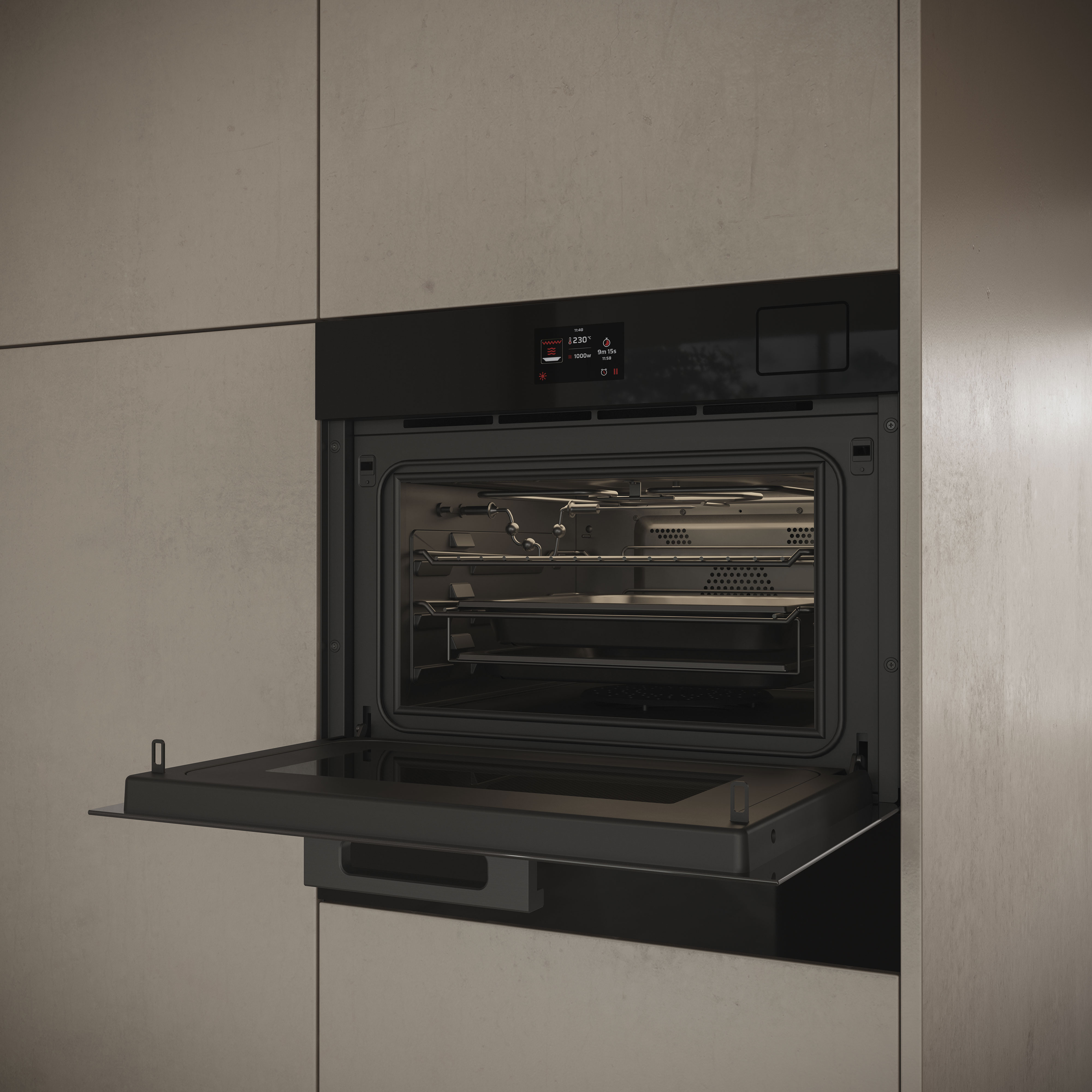 ELICA VIRTUS COMBI STEAM MW 645 TFT BL