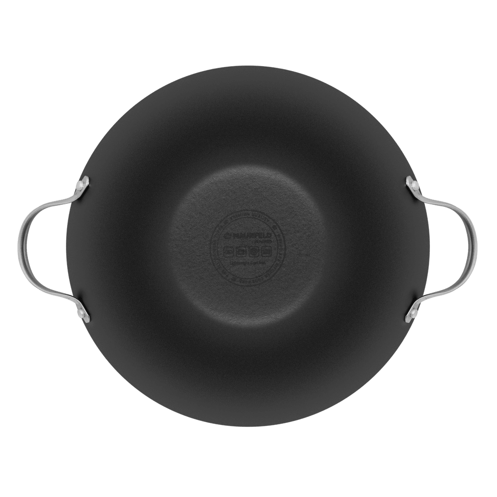 MAUNFELD HOWARD MWP32LCL15 из облегченного чугуна со стеклянной крышкой, 32 см