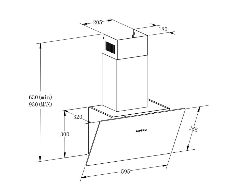 Meferi AIRBOX60BK LIGHT