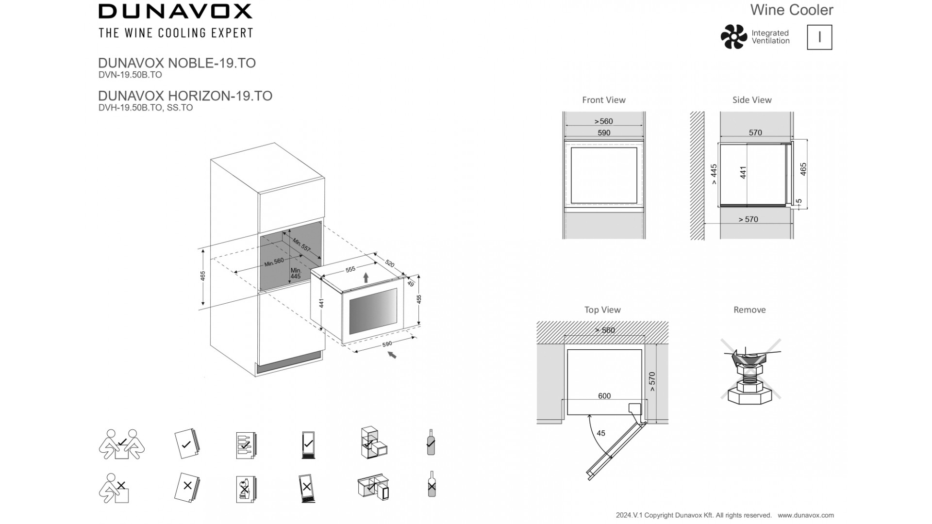 DUNAVOX DVH-19.50B.TO