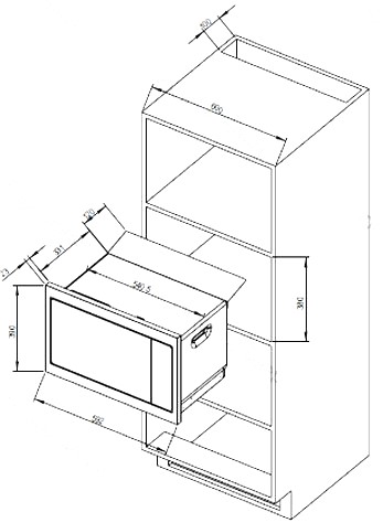 De Dietrich DME4310W