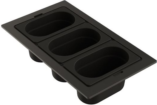 Omoikiri DC-04-3-GB нерж.сталь/графит