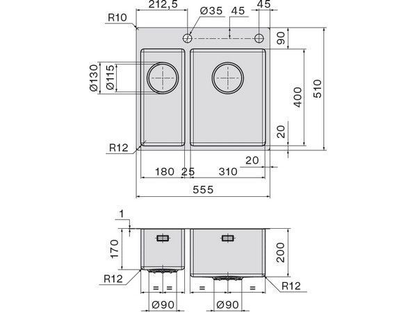 Falmec GARDA 18+31 Steel (SGA1831F.00#SSF)