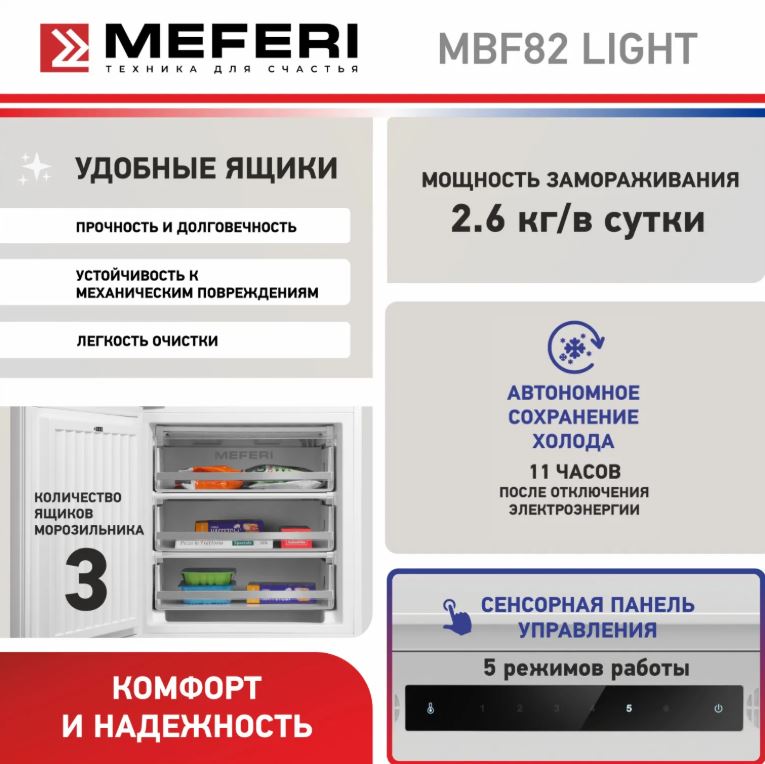 Meferi MBF82 LOW FROST LIGHT
