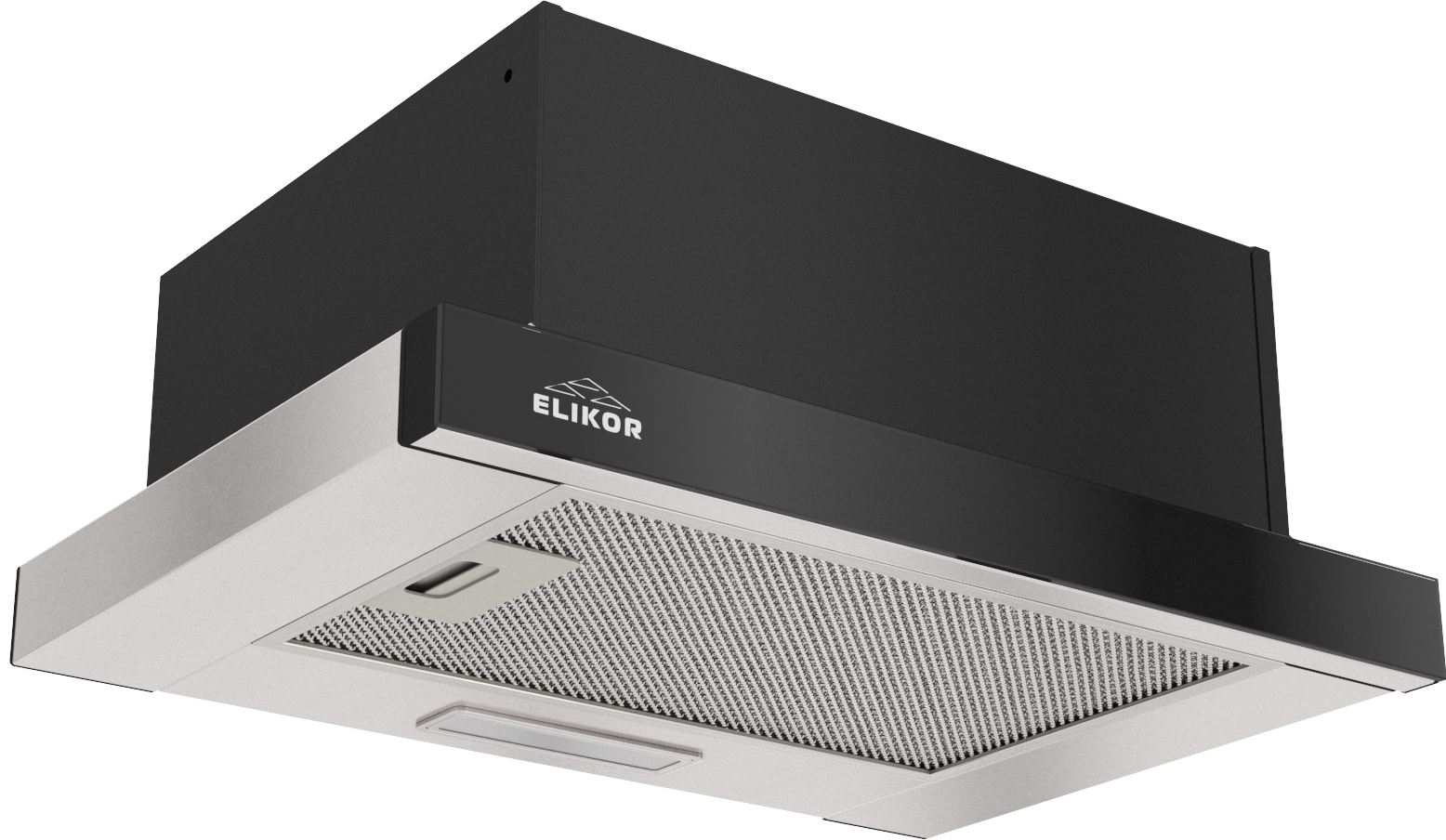 Elikor Интегра GLASS 45Н-630-В2Д (нерж/стекло черное)