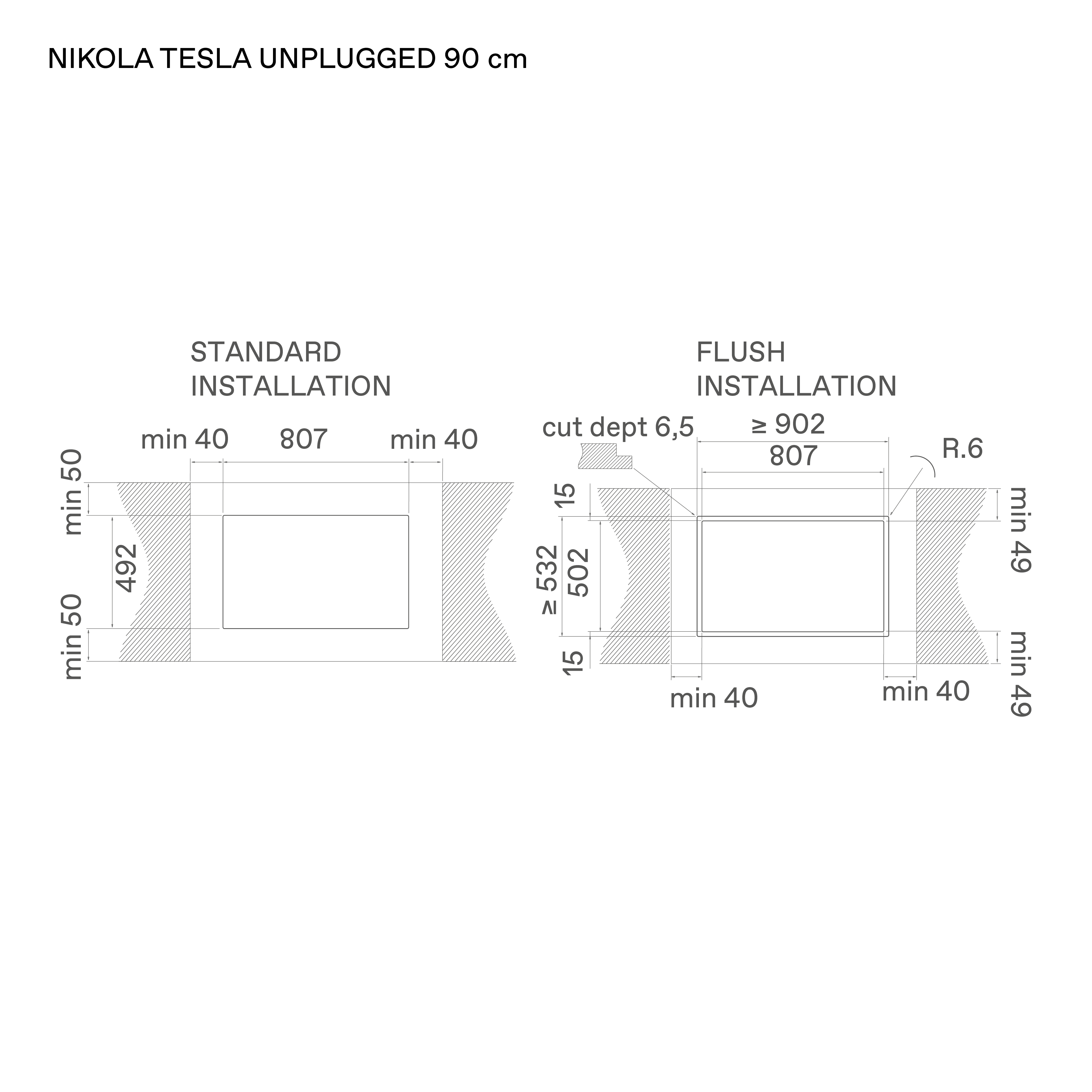 Elica NIKOLATESLA UNPLUGGED RAW BR/A/90 (PRF0213331)