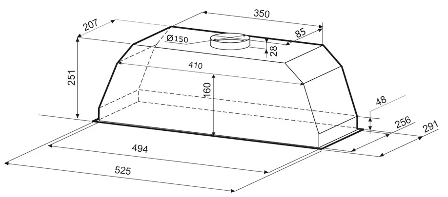 Krona ADEL 600 WHITE PB