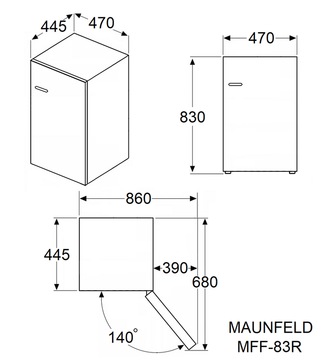 MAUNFELD MFF83RBG