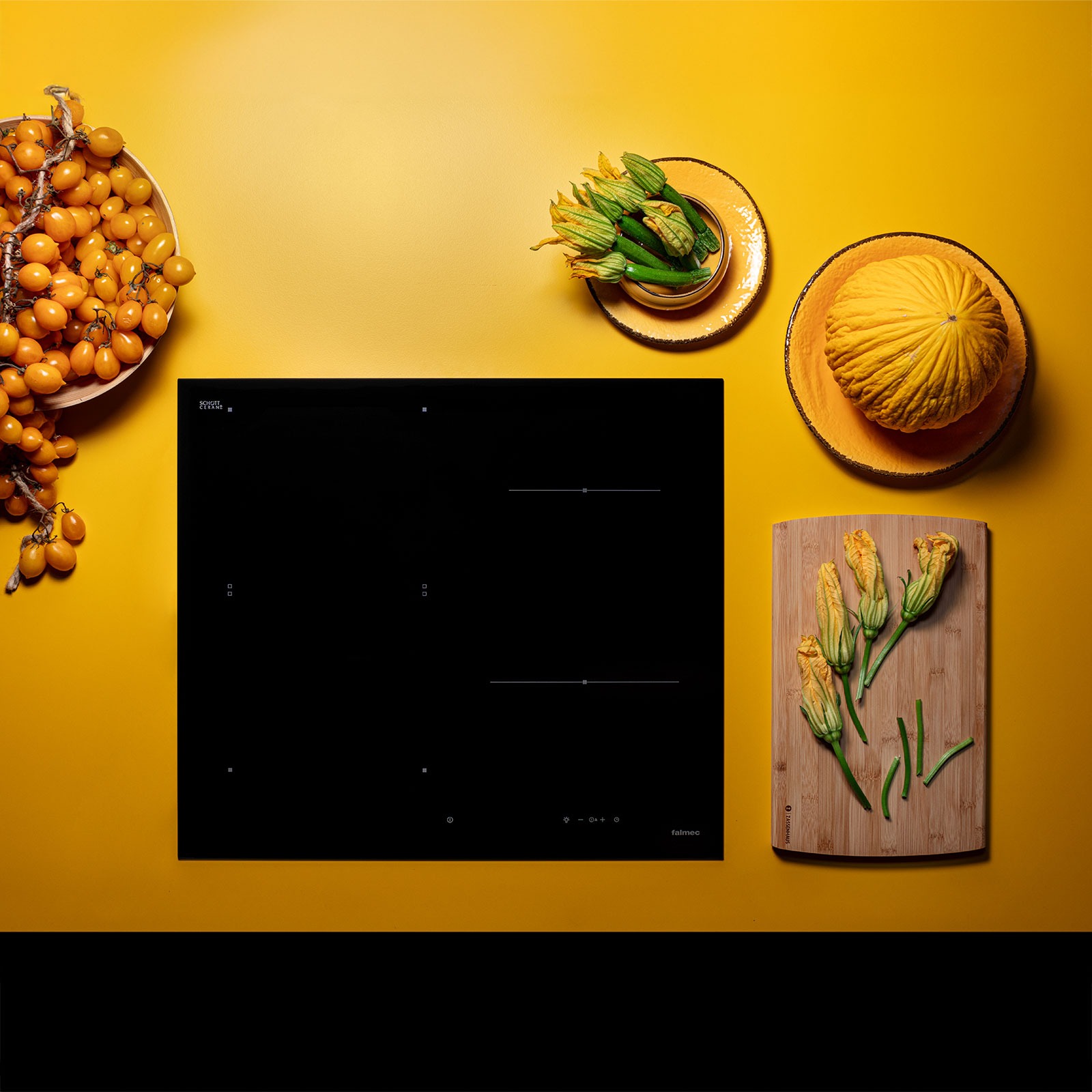 Falmec PIANO INDUZIONE BLACK MATT 58x51