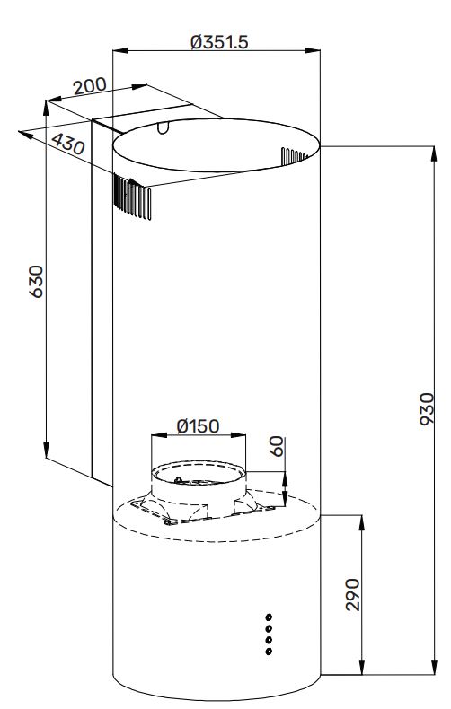 Kuppersberg WL-TUBA 35 B