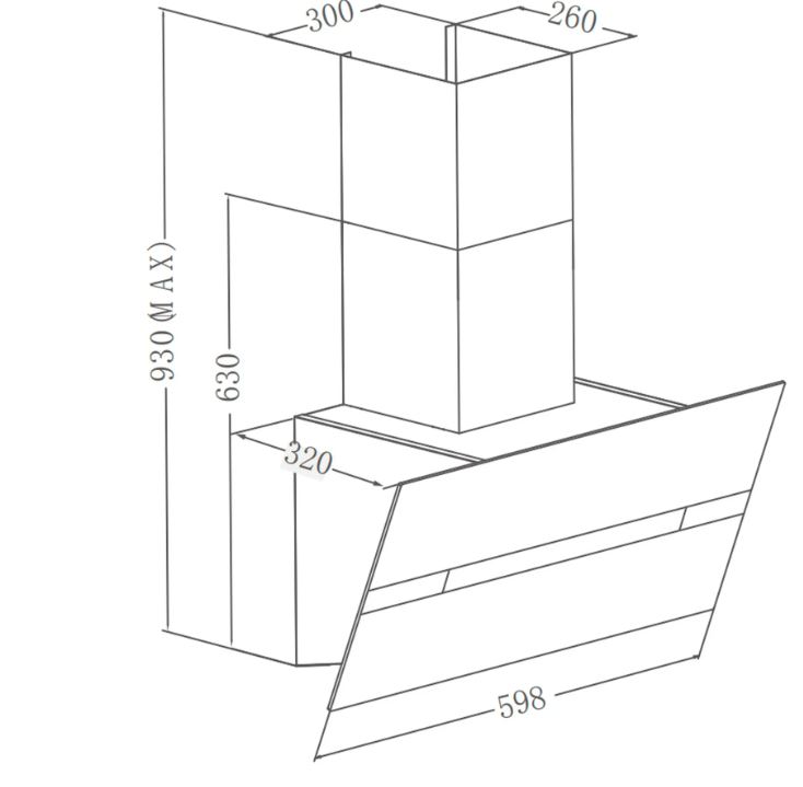 Meferi AIRBOX60BK COMFORT PLUS