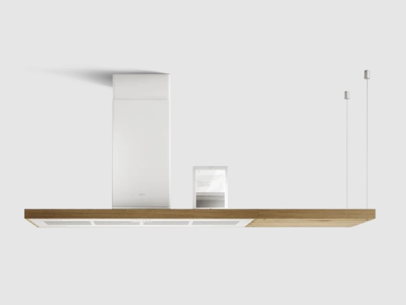 Elica BIO ISLAND WH/A/120X53 ROVERE