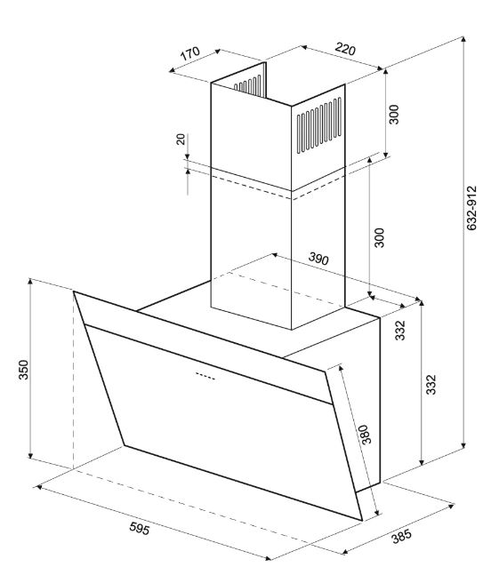 Krona KRISTEN A 600 white S