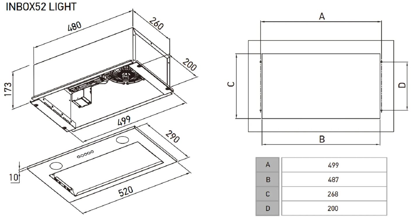Meferi INBOX52WH LIGHT