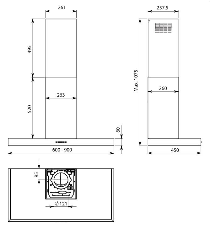 Falmec MERCURIO EVO 90
