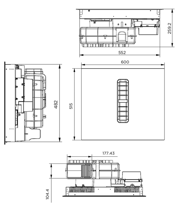 MAUNFELD MIHC604SF2BK