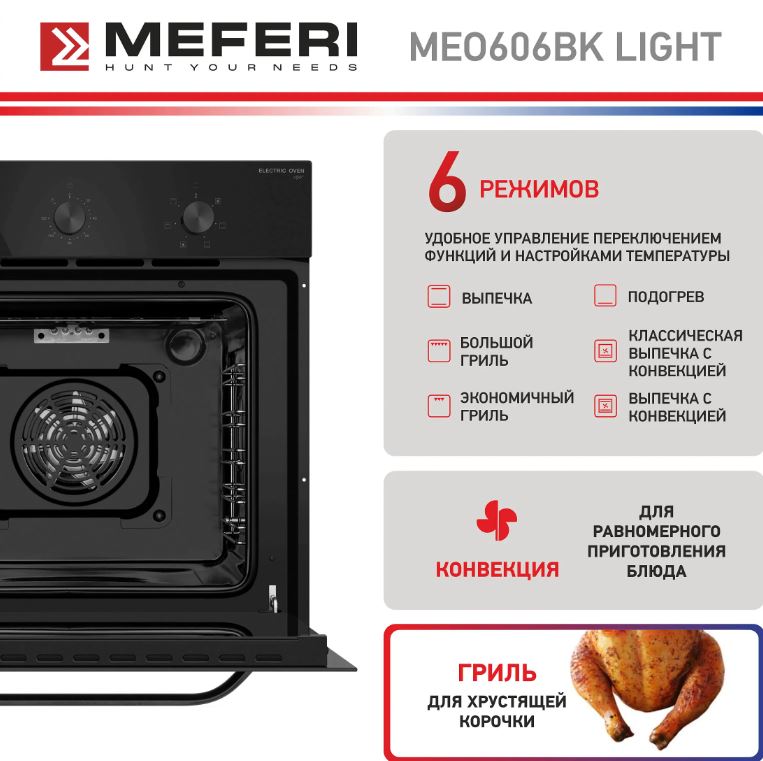 Meferi MEO606BK LIGHT
