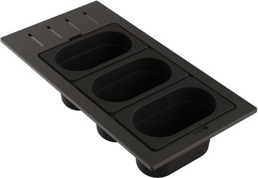 Omoikiri DC-02-3-GB нерж.сталь/графит