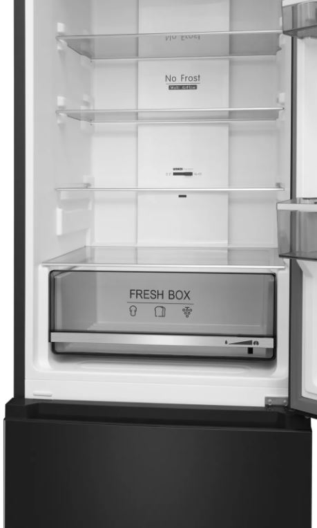 Meferi MFR185BK TOTAL NO FROST COMBI ULTRA