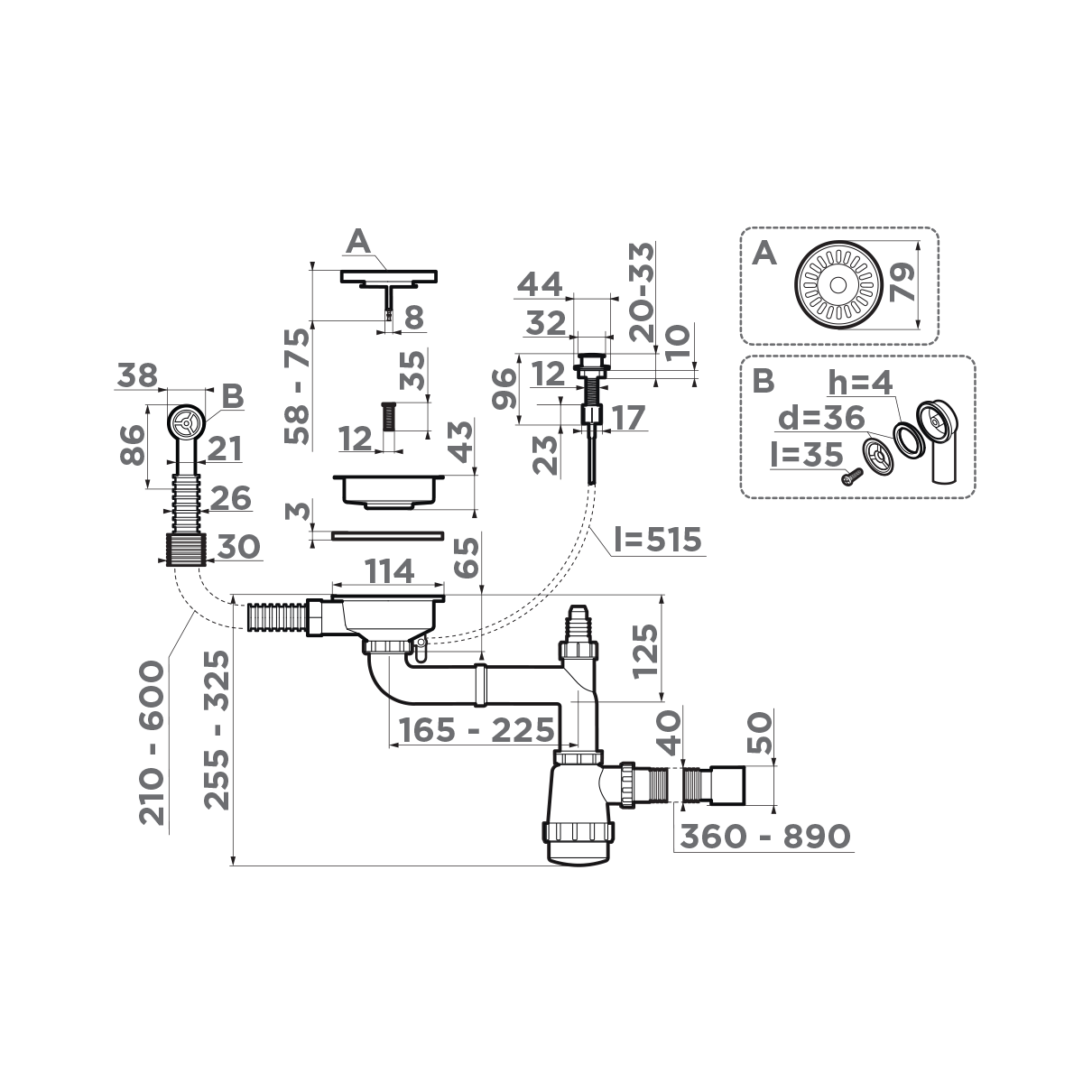 Omoikiri WK-1-R-AB-A
