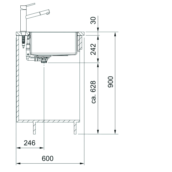 Franke BXM 210/110-68 Premium F-INOX антрацит вентиль-автомат (127.0676.885)