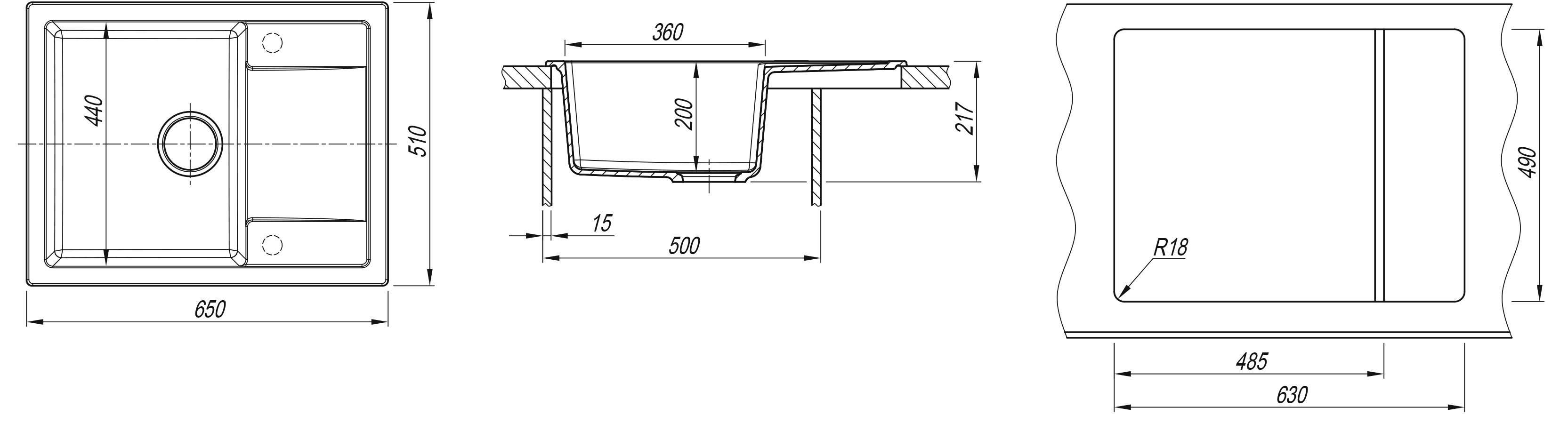 Dr.Gans Техно 650 черный