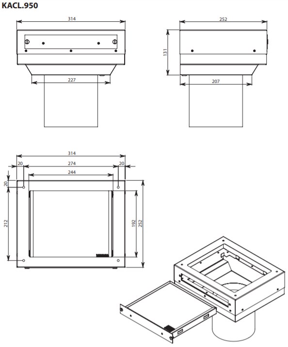 Falmec Carbon.Zeo фильтр для вытяжек (KACL.950)
