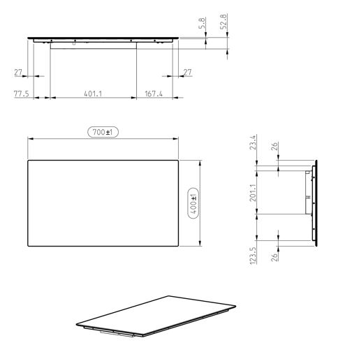 ELICA RATIO 702 BL