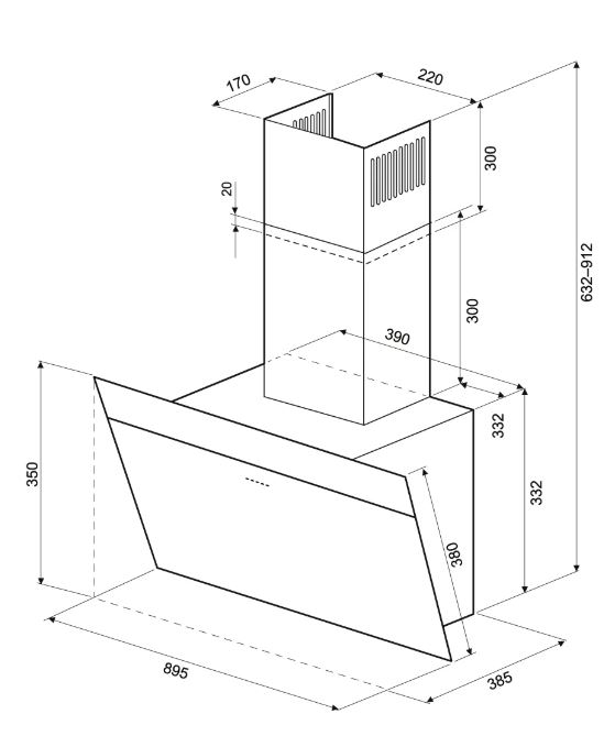 Krona KRISTEN A 900 black S