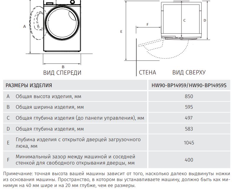 Haier HW90-BP14959