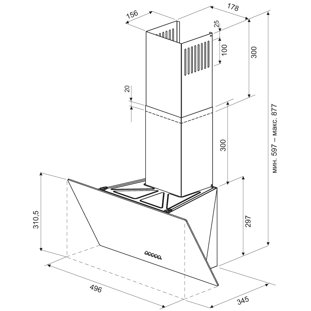 Krona HELGA 500 black PB