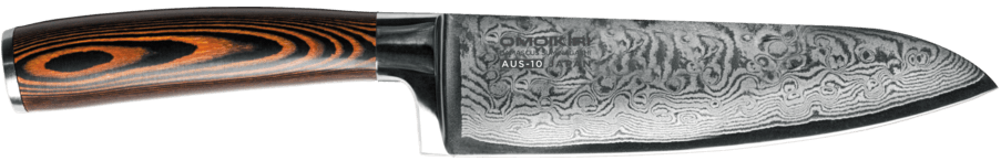 Omoikiri Damascus Suminagashi "Сантоку"