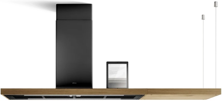 Elica BIO ISLAND BLRO/A/120X53 ROVERE