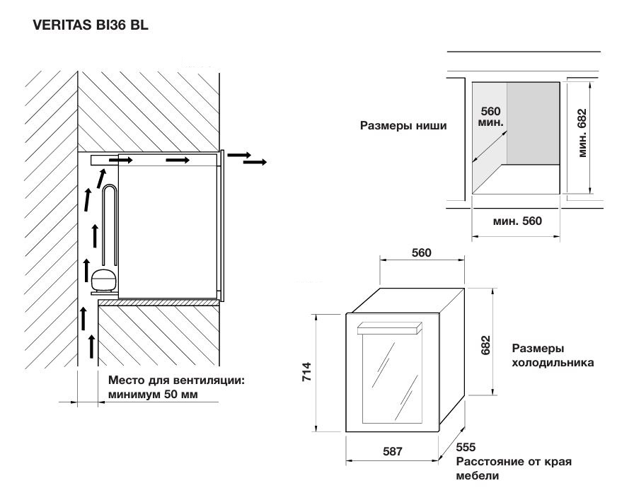 ELICA VERITAS BI36 BL