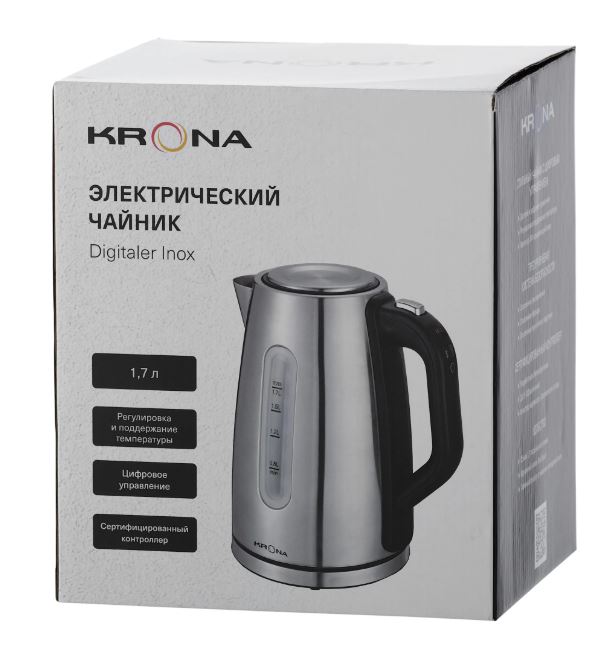 Krona Digitaler Inox 1,7л