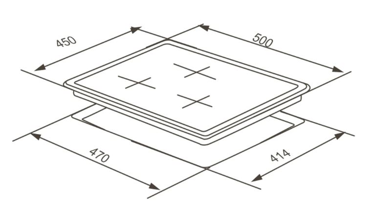 Meferi MGH453WH GLASS POWER