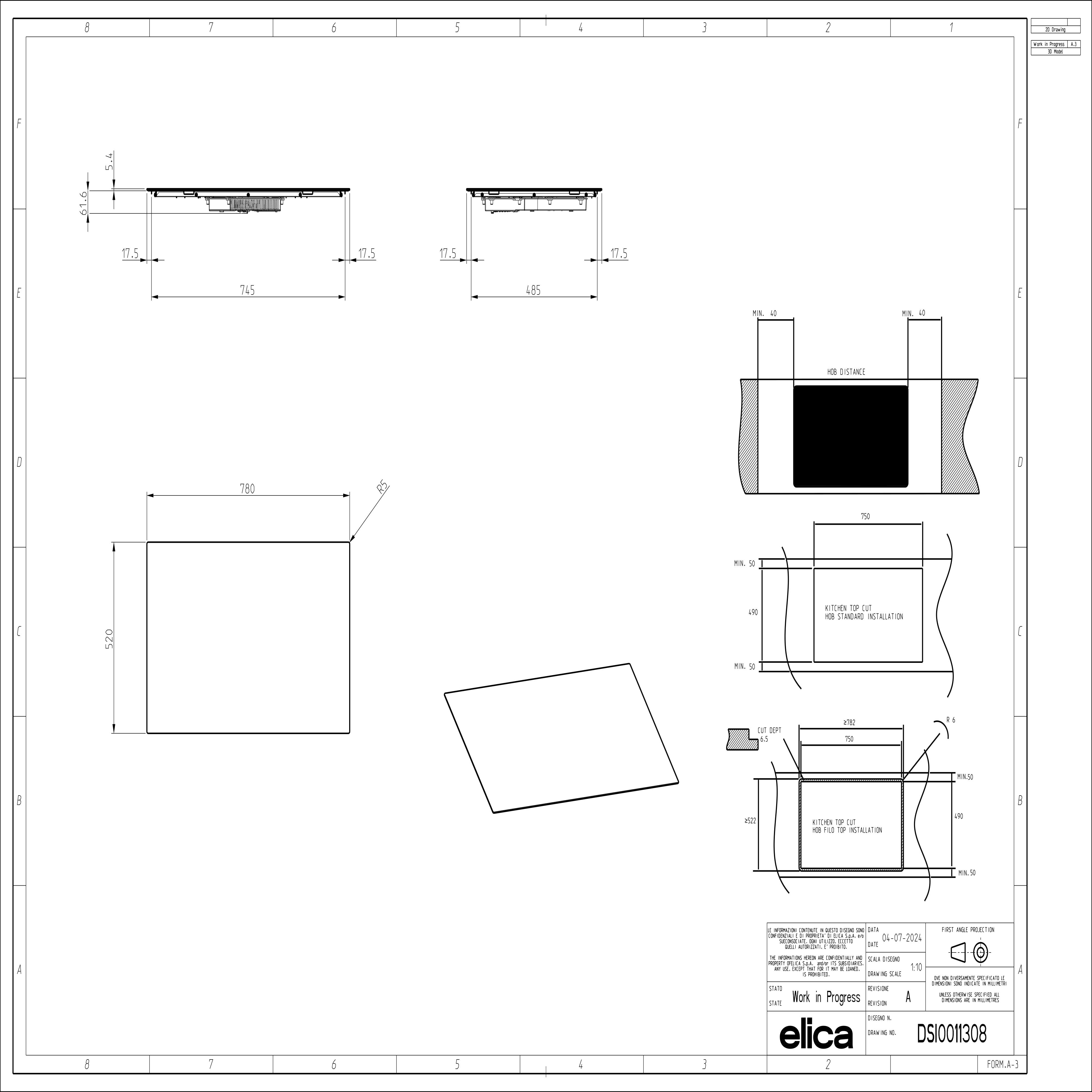 ELICA PRIMIS 804 PLUS BL