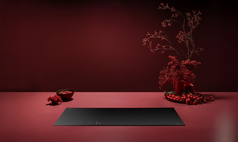 Falmec PIANO INDUZIONE BLACK MATT 88x40 Panoramic