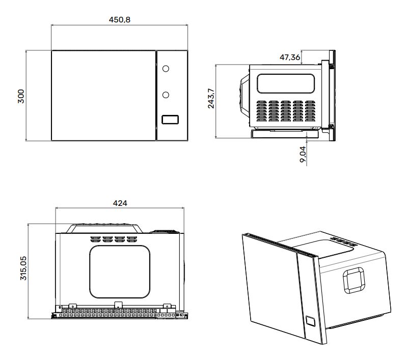 Monsher MMH 1115 Noir