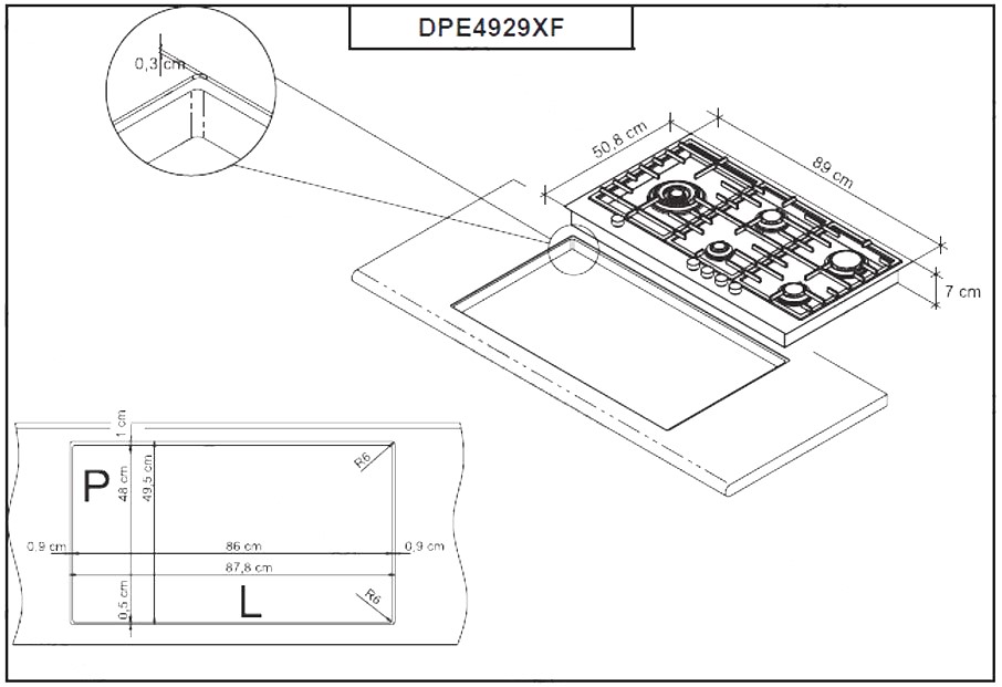 De Dietrich DPE4929XF