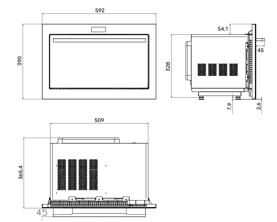 Monsher MMH 1525 Noir