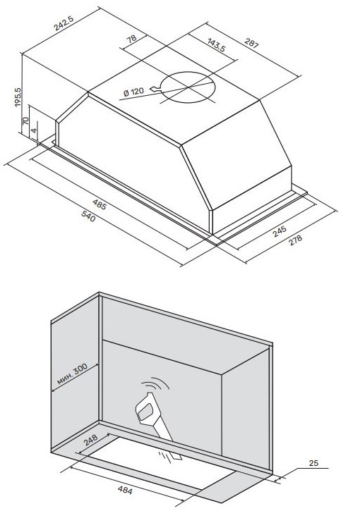 Kuppersberg INTOUCH-1 60 BG